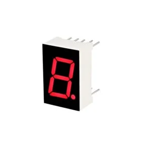 High-Quality 0.56-inch Red 1-Digit 7-Segment LED Display with 10 Pins